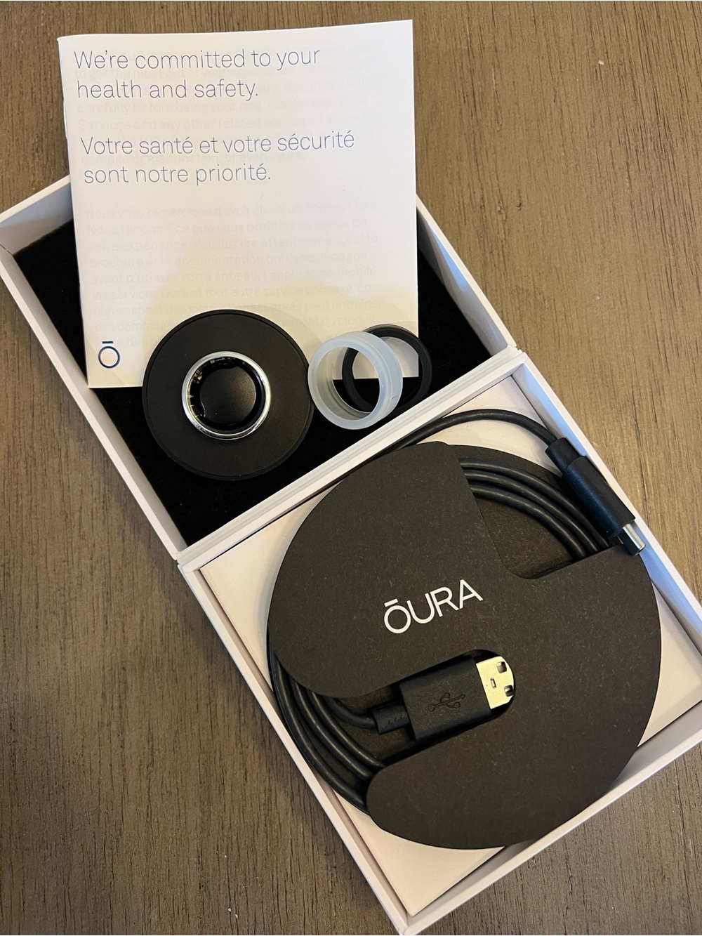 Oura Ring Gen 3 Horizon Silver-Size 8